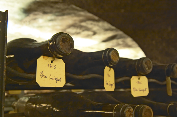 Old Burgundy bottles