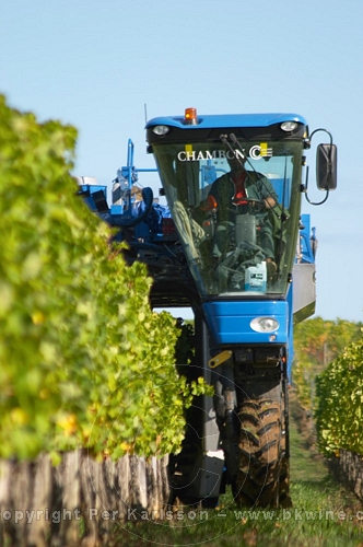 Harvesting with a harvest machine