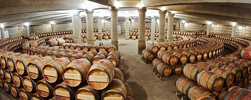 Chateau Lafite circular barrel cellar