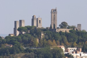 italian village towers