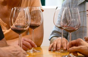 tasting wine