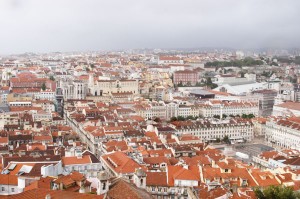 City view. From Castelo de Sao Jorge. Lisbon