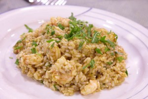 Seafood risotto