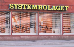 A closed Systembolaget shop