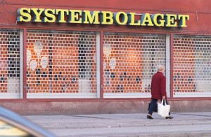 A closed Systembolaget shop
