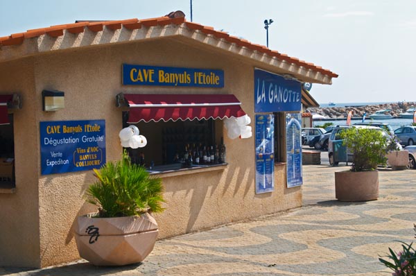 Wine shop by the beach