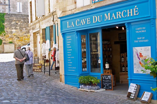 Wine shop in Bordeaux