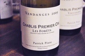 Chablis Patrick Piuze Les Fortets