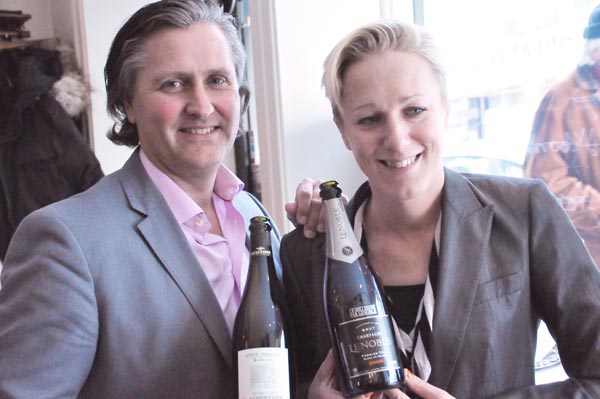 Björn Persson of Vinovum and Kajsa Bergqvist of Kajsa Wines