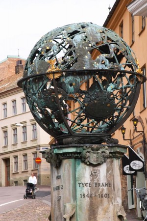 Memorial over Tycho Brahe in Helsingborg