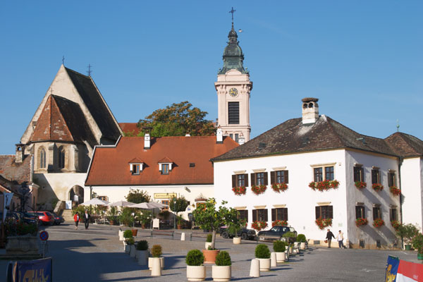 Village scene from Rust on the Neusiedlersee, Austria