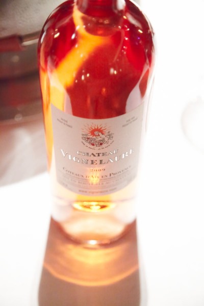 The Chateau Vignelaure rosé