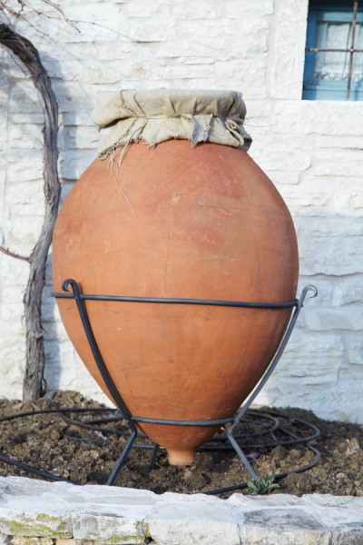 An amphora at Kabola Winery, Croatia