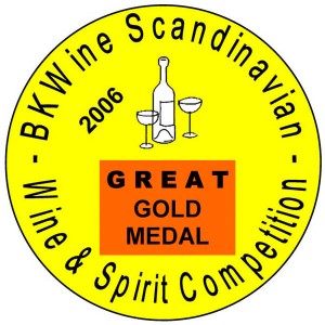 Great Gold Medal at the BKWine Scandinavian Wine Fair in Paris