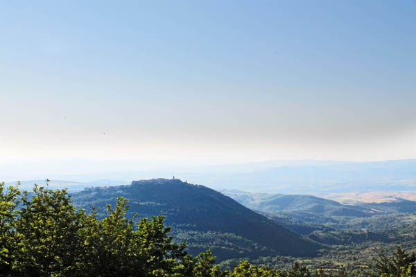 View over Monte Amiata, Montecucco, Tuscany