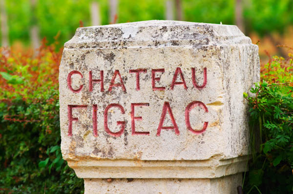 Chateau Figeac, in the vineyard, Saint Emilion Bordeaux