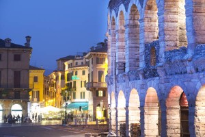 The Roman arena in Verona