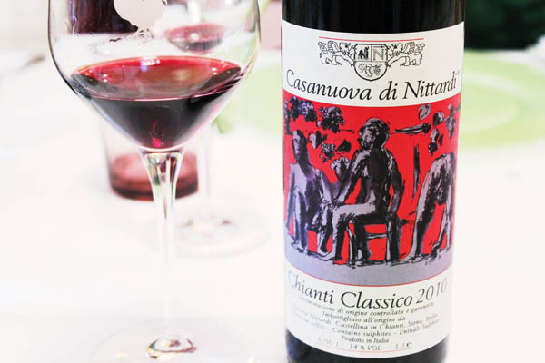 Chianti Classico Casanuova di Nittardi with Dario Fo's label