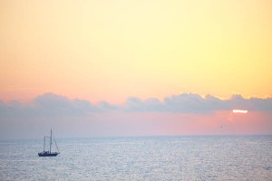 the sea at Siracuse on Sicily