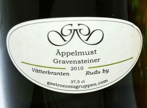 Gravensteiner äppelmust