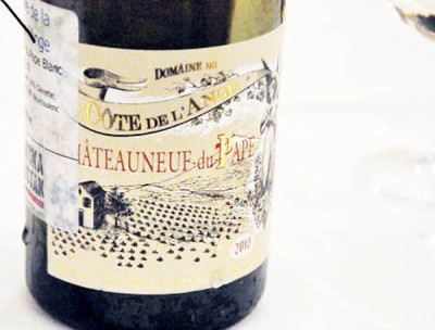 Chateauneuf du Pape Domaine de la Côte de l'Ange 2010