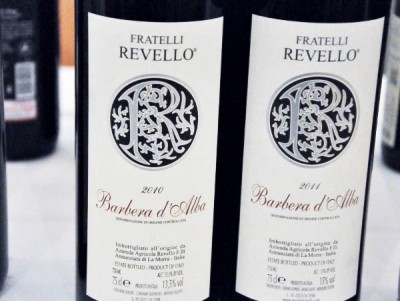 Fratelli Revello Barbera d'Alba 2010 och 2011.