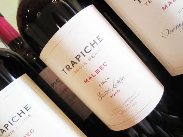 Trapiche Terroir Malbec Suarez Lastra 2009