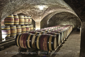 burgundy wine cellar