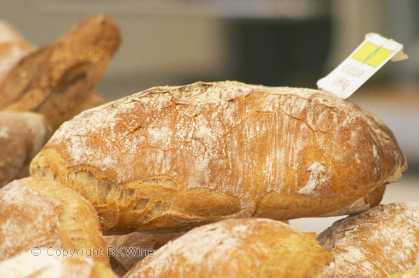 A loaf of newly baked bread