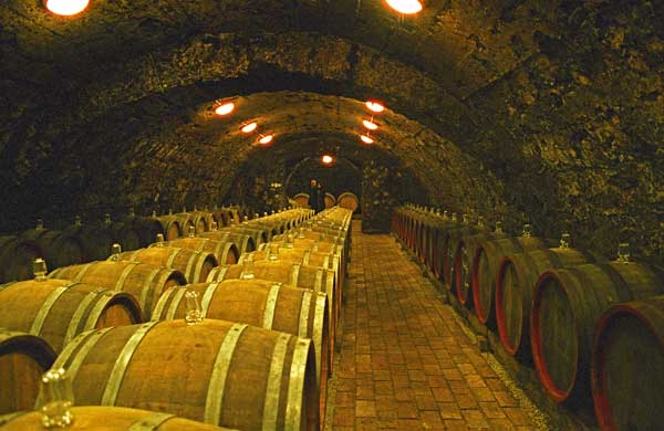 The Kiralyudvar wine cellar, Tokaj