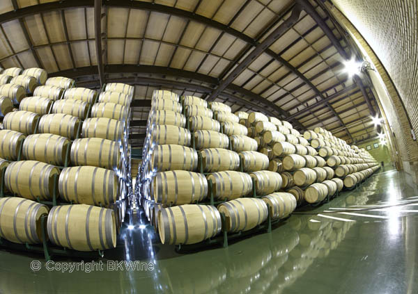 Bodegas LAN barrel cellar, Rioja