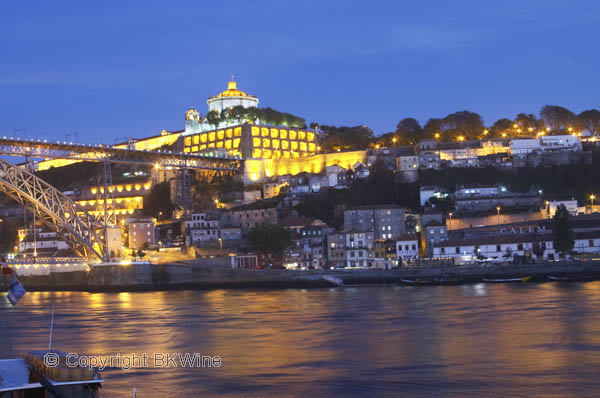 Douro River, Vila Nova de Gaia and Na Sra da Serra do Pilar