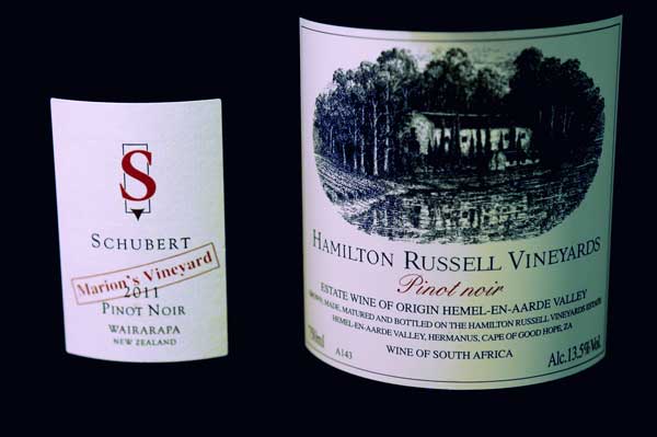 Two pinot noirs, copyright U Bengtsson