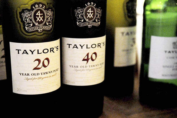 Taylors 20 and 40 year old tawny port