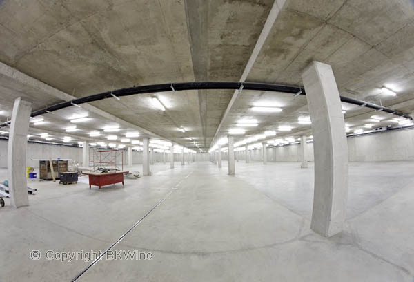 The future barrel cellar at Vina Vik, Chile