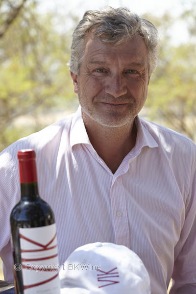 Patrick Valette at Vina Vik, Chile