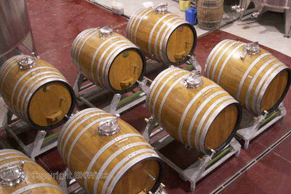 Winemaking in the barrel at Catena Zapata