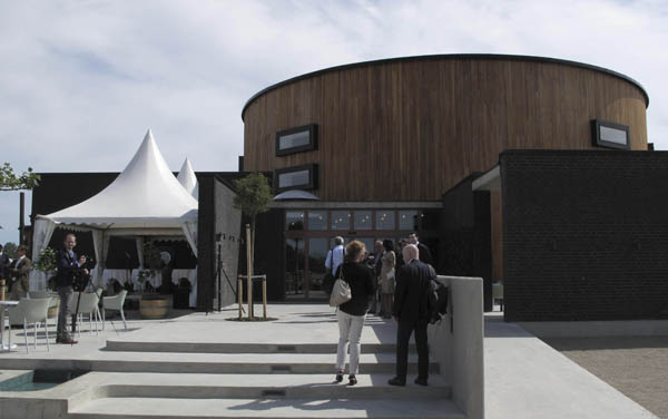 The restaurant and visitor centre at Nordic Sea Winery