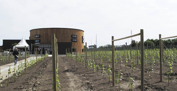 The restaurant and visitor centre at Nordic Sea Winery