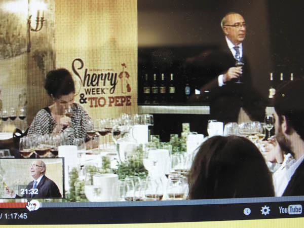 Gonzalez Byass Master Blender Antonio Flores streaming live tasting