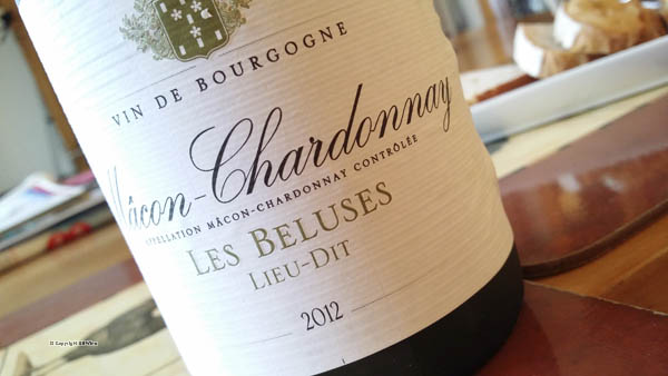 Macon Chardonnay Les Beluses 2012 Cave de Lugny