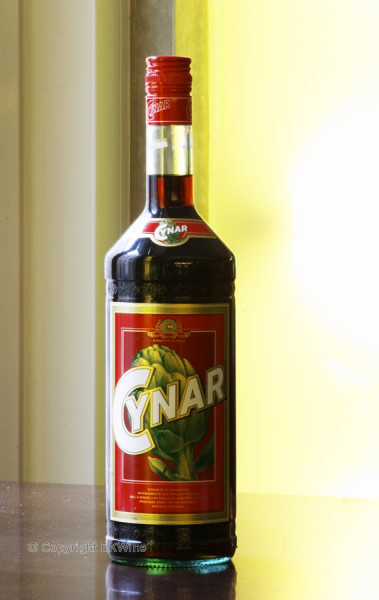 Cynar spirit aperitif drink made from artichokes