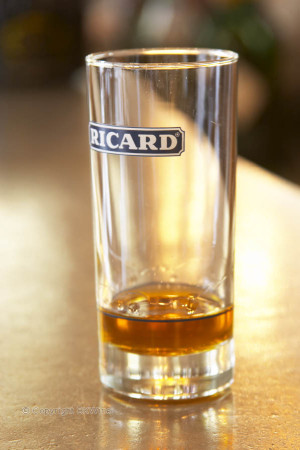 A glass of Ricard pastis