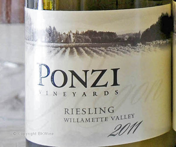 Ponzi Riesling Oregon