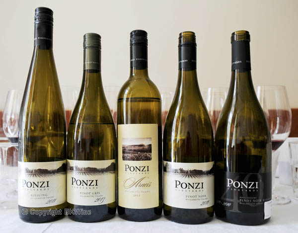 Ponzi Vineyards wines