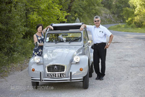 travelling in citroen 2cv