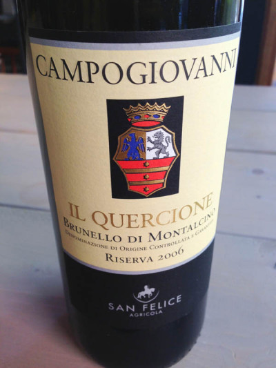 Campogiovanni Il Quercione Brunello di Montalcino San Felice