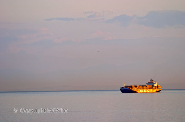 Sunset over the harbour, copyright BKWine Photography