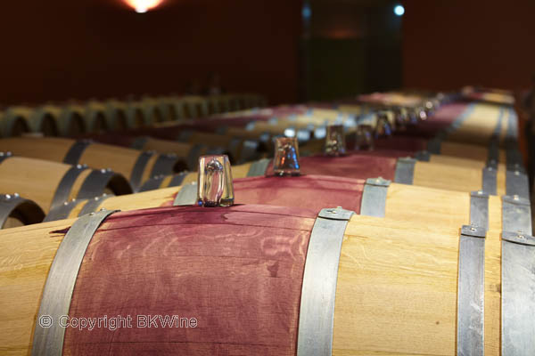 The barrel cellar at Bodegas Roda in Rioja