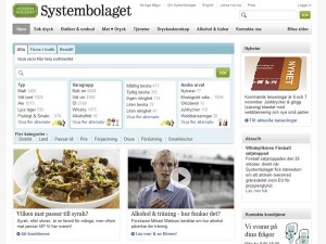 systembolaget webbsajt